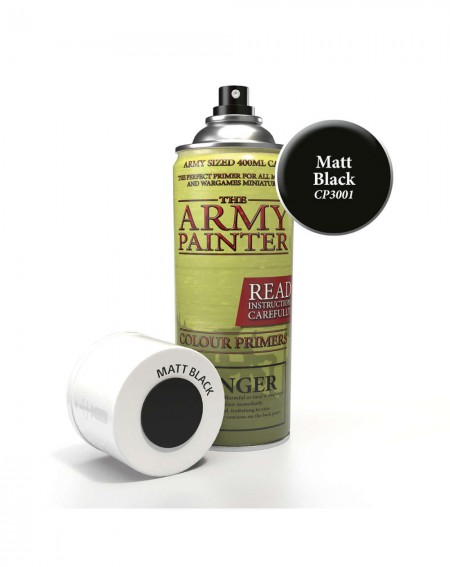 Matt Black Base Primer - Army Painter