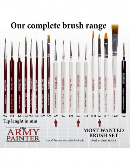 Most Wanted Brush Set - Army Painter