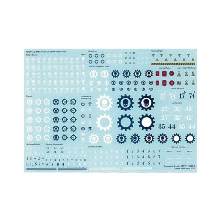 Adeptus Mechanicus new - Transfer Sheets