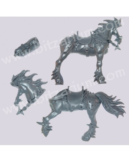 Le Chaos des barbares Marauder Cheval Horse Tête Head AOS Warhammer fantasy BITZ 329