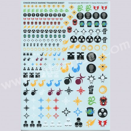 Chaos Space Marines 2 - Transfer Sheets